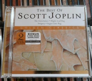 The Best Of Scott Joplin Golden Classics Series 2 CDs The Entertainer Maple Leaf - Imagen 1 de 3
