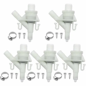 5X385311641 RV Toilet Water Valve Kit for Dometic 300 310 320 Pedal Flush Toilet - Bild 1 von 12