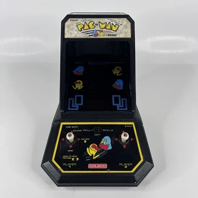 Mini juego arcade de mesa Coleco vintage de PAC MAN hecho en EE. UU. Foto 1 de 4