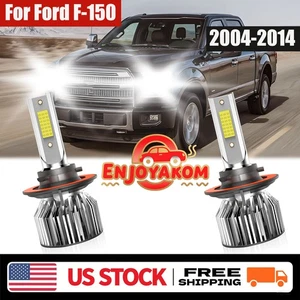 For Ford F-150 2004-2013 2014 LED Headlight High Low Beam Bulbs Combo Kit 6000K - Bild 1 von 11
