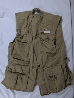 Fuji Photo Film U.S.A. Photographers Vest - Size Medium - Khaki Color - Image 1 of 4