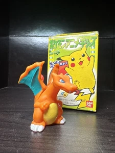 Vintage Pokemon Charizard Figure Finger Puppet 1998 Nintendo Bandai W/ Box - Picture 1 of 9