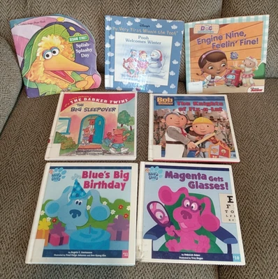 Random Lot of 7 Books for Children's/ Kids/ Toddler/ Preschool/ Daycare PB & HC - Image 1 of 4