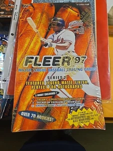 1997 Fleer Series 2 Baseball MLB 36 Packs Sealed Hobby Box - Picture 1 of 4