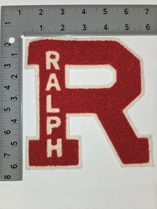 POLO RALPH LAUREN PATCHES BRAND NEW RED RALPH "R" PATCH - Picture 1 of 1