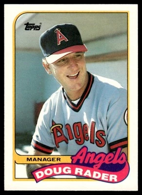 1989 Topps Traded Doug Rader California Angels #99T - Image 1 of 2