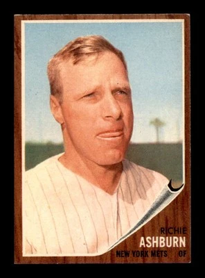 1962 Topps #213 Richie Ashburn   EXMT+ X3407369 - Image 1 of 3