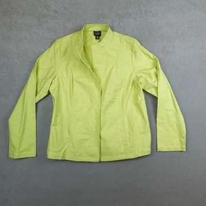 Eileen Fisher Jacket Snap Womens Size Medium Petite Top Long Sleeves Cardigan - Picture 1 of 8