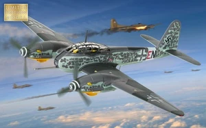 CORGI AVIATION ARCHIVE MESSERSCHMITT ME410A OBLT FRIEDRICH FRITZ AA29701 - Picture 1 of 9