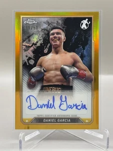 Daniel Garcia 2024 Topps Chrome Boxing #CBA-DGA Chrome Autographs Gold /50 - Picture 1 of 2