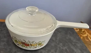Corning Ware RangeTopper N-1 1/2 Spice of Life With Lid 1 1/2 Quart Pot - Picture 1 of 4