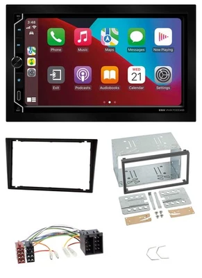ESX 2DIN DAB USB MP3 Bluetooth Autoradio für Opel Combo C Vivaro Corsa C Omega B - Bild 1 von 4
