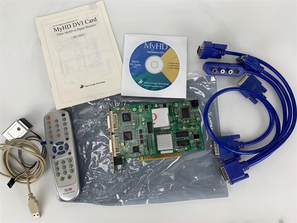 DTVSolution MyHD MDP-130 HDTV Receiving PCI Card with MDP-130DVI Adaptor - Image 1 of 4