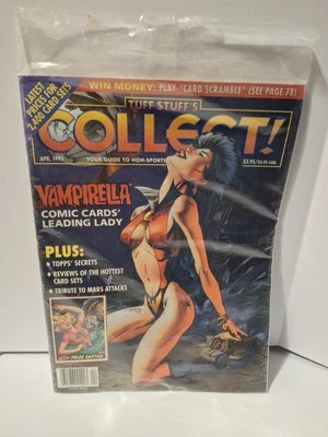Tuff Stuff's Collect! Guía de coleccionistas no deportivos Vampirella de abril de 1995  Foto 1 de 4