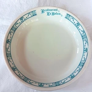 Iroquois China Bowl Georgian La Bolsa Restaurant Ware 1937 W-3 - Picture 1 of 5