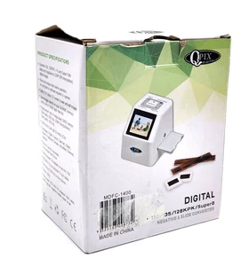 Film Scanner 126KK/110/135/Super 8 Film Negative & Slide Converter 128M QPix - Picture 1 of 8