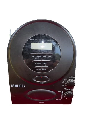 HOMEDICS MODEL SS-400B SOUND SPA RADIO ALARM CLOCK ACOUSTIC SOUND MACHINE - Image 1 of 3