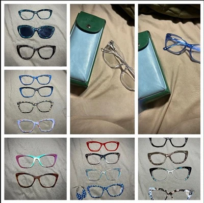 Par de gafas lote de 24 piezas gafas Wanda, toppers, pendientes Foto 1 de 4