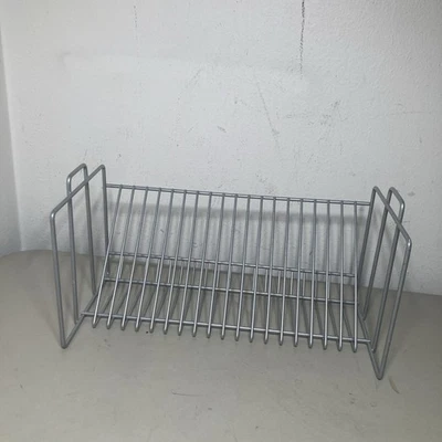 Soporte organizador de soporte para CD de 20 ranuras metal plateado Foto 1 de 3