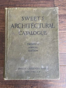 1925 SWEET'S ARCHITECTURAL CATALOGUE NEW YORK 20th ANNUAL EDITION, ILLUSTRATED - Picture 1 of 19