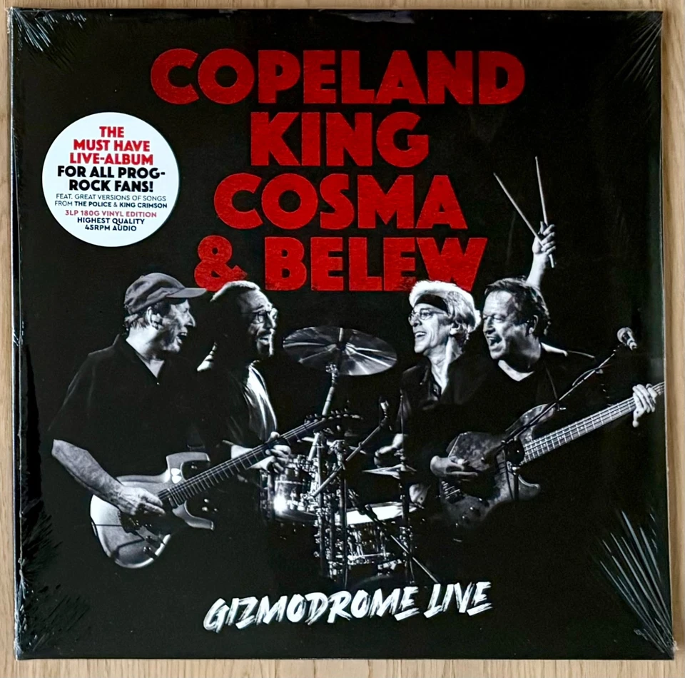 Copeland King Cosma & Belew - Gizmodrome Live (3-LP-Vinyl) NEU - Bild 1 von 1