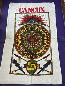 Vintage Cancun Cozumel Mexiko Strand Badetuch 61x37" Schwimmbad - Bild 1 von 5