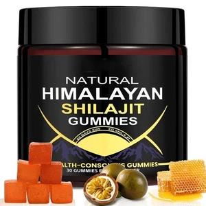 Dynamic Vitality Shilajit Gummies Pure 100% Himalayan Organic Resin Natural 30ct - Bild 1 von 7