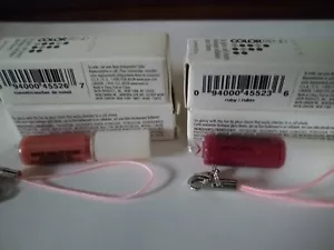 Avon Lip Gloss, Lot Of 5: SUNSET (3) & RUBY (2), New Lip Trend Cell Phone Charm - Picture 1 of 2