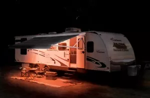 RV LED Camper Awning Boat Light Set w/IR Remote 44 key RGB 10' 3528 Waterproof - Foto 1 di 12