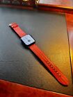 Decommissioned Fire Hose Watch Strap  for Apple 45mm ,Large.
