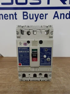 MITSUBISHI 100 AMP NO FUSE BREAKER NV100-SW4, #224845G NIB - Picture 1 of 8