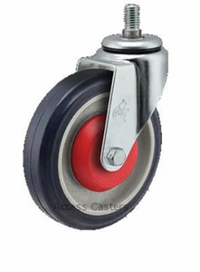 77662E 5" x 1-1/4" Pemco PolyKat Tensioner Swivel Caster, 250 lbs Capacity - Picture 1 of 2