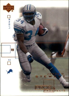 2001 Upper Deck Pros and Prospects Football James Stewart Detroit Lions #31 - Image 1 of 2