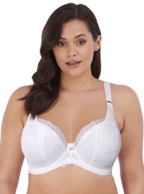 Elomi Brianna White Half Cup Bra UK 34F - Image 1 of 4