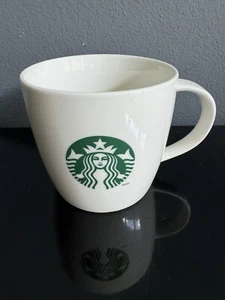 NEU STARBUCKS Klassischer Kaffeebecher Tasse weiß mit grünem Logo 12 flüssige Unzen Original 2013 - Bild 1 von 4