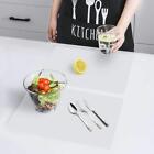 Clear Plastic Dining Placemats Transparent Table Mats for Kitchen Set of 9 P6 ё#
