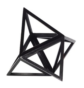 Authentic Models Platonische Form "Hohes Tetraeder" schwarz AR037B - Bild 1 von 3