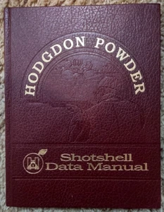 Manual de datos Hodgdon Powder Shotshell primera impresión tapa dura 1996 Don Zutz recarga - Imagen 1 de 8