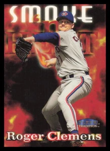1998 Fleer Tradition Smoke N Heat #301 Roger Clemens Toronto Blue Jays - Picture 1 of 2