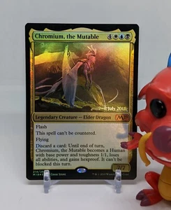 Chromium, the Mutable 🙂 Lámina Casi Nuevo Juego de Núcleos de Prelanzamiento M19 🙂 Magic 🙂 Magic 🙂 Magic #214/280 - Imagen 1 de 3