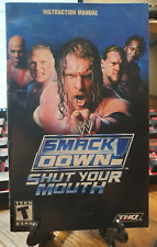 WWE Smack Down Shut Your Mouth by THQ Game Instructions Only Original Authentic
