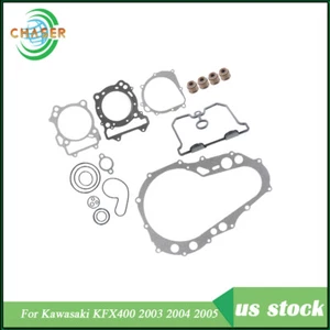 NEW FOR ARCTIC CAT 400 DVX SUZUKI Z400 LTZ400 GASKET KIT TOP & BOTTOM END - Picture 1 of 11