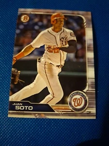 2019 JUAN SOTO BOWMAN BASEBALL CARD #92 NATIONALS NY METS YANKEES PADRES - Picture 1 of 2
