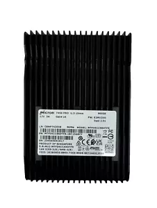 MICRON 960GB 176L TLC PCIE GEN4 NVME U.3 7450 PRO SSD MTFDKCC960TFR-1BC1ZABYY - Picture 1 of 3