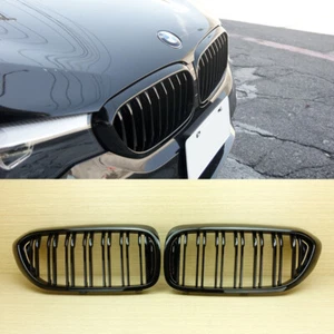 For BMW 5-Series G30 G31 M Type Gloss Black Front Hood Grill 17-18 530i 540i - Picture 1 of 4