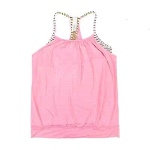 Ivivva Lululemon Girls Double Dutch Layer Tank Top Pink Size 14 - Picture 1 of 6