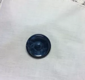 Rare Vintage Blue and Black 1940s Button approx. 1 3/4 Inch Round - Picture 1 of 8