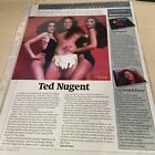TED NUGENT  BUYERS GUIDE  ORIGINAL ADVERT/ POSTER/CLIPPING