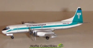 1:400 Jet-X Trans International Airlines L-188 Electra N859U 8726 JXM153 - Picture 1 of 1