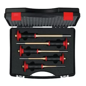 Pin Punch XXL 5pc set with Hand Guards premium Quality Made in Germany - Picture 1 of 3